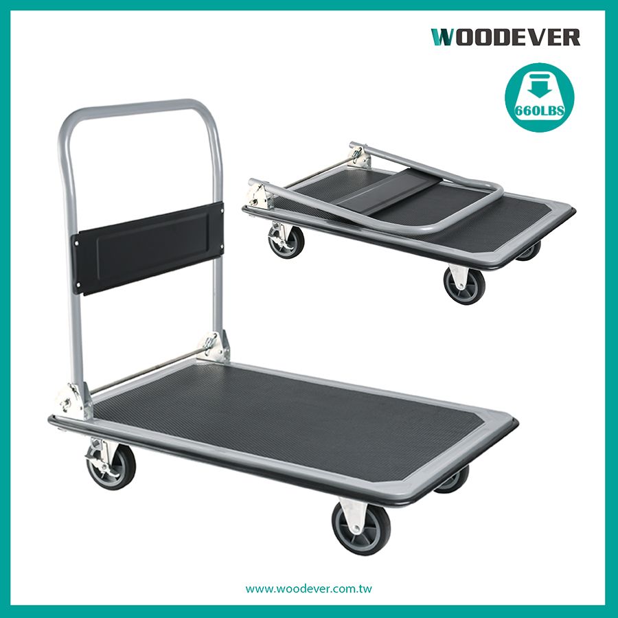 GS Approved Folding Handle Platform Cart Wholesale Price (Loading 300